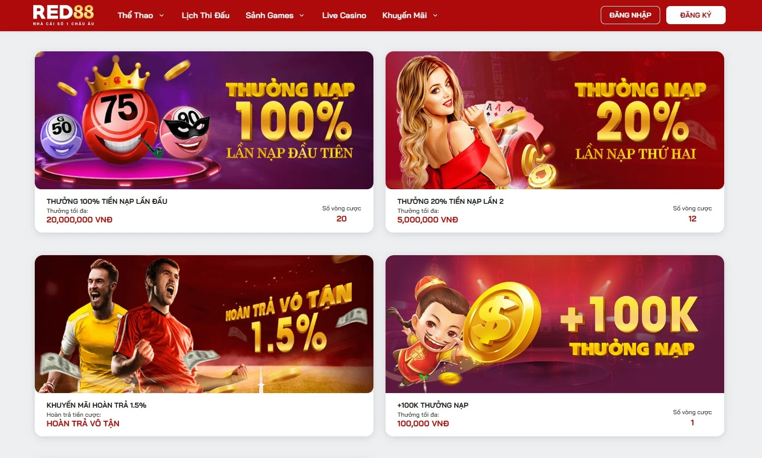 khuyen mai tai nha cai red88 khuyến mãi tại nhà cái red88