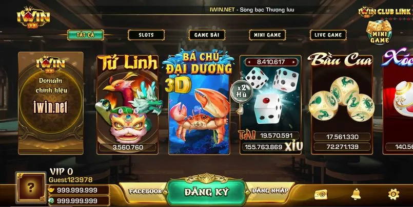 nhieu hang muc game iwin danh mục game iwin