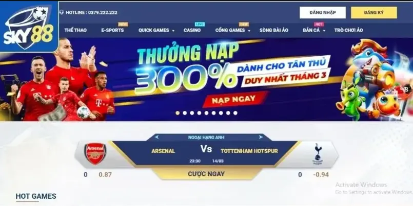 the thao sky88 thể thao sky88